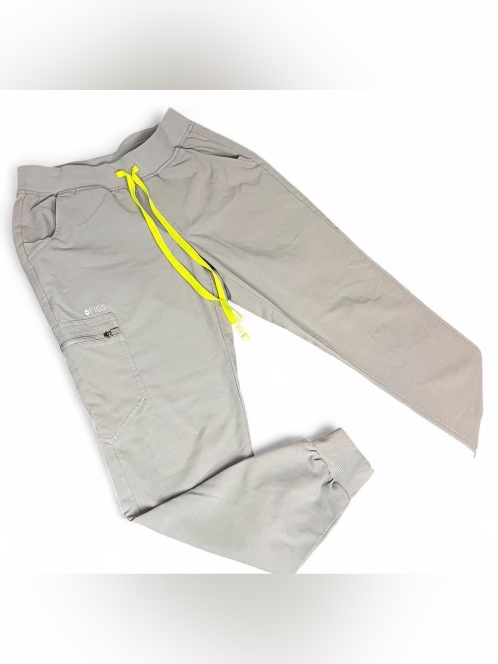 Figs High waisted mens Zamora joggers in slate Small